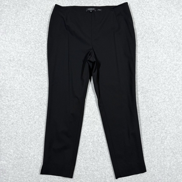 LAFAYETTE 148 New York Pants Women 8 Stanton Wool Straight Leg Crop Minimalist - Picture 1 of 16